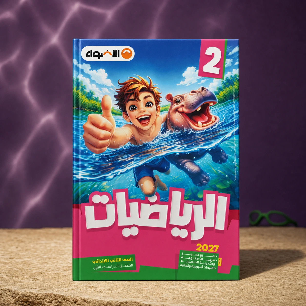 كتاب الأضواء رياضيات بالعربي 2ب ترم اول 2027