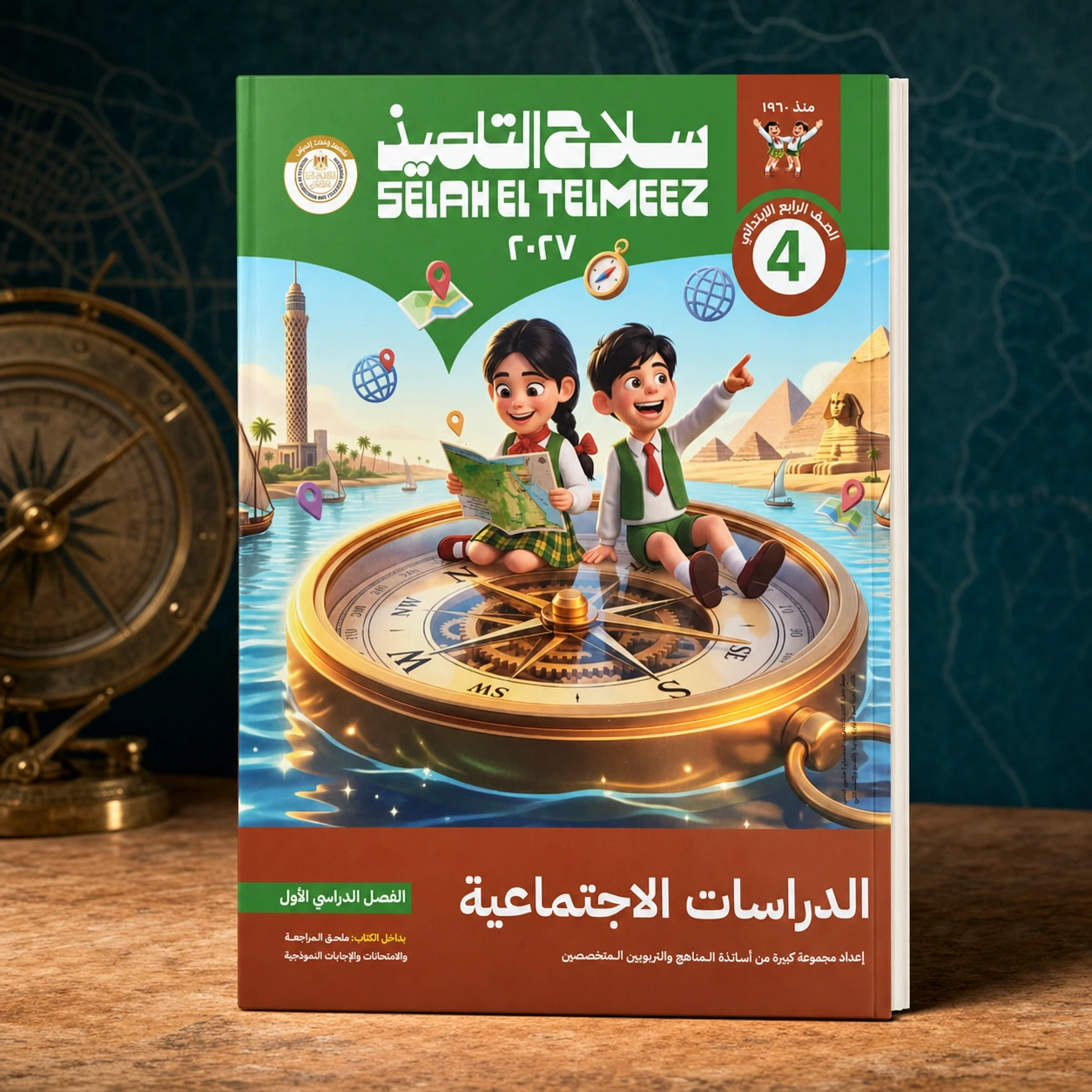 كتاب سلاح التلميذ دراسات إجتماعيه 4ب ترم اول 2027