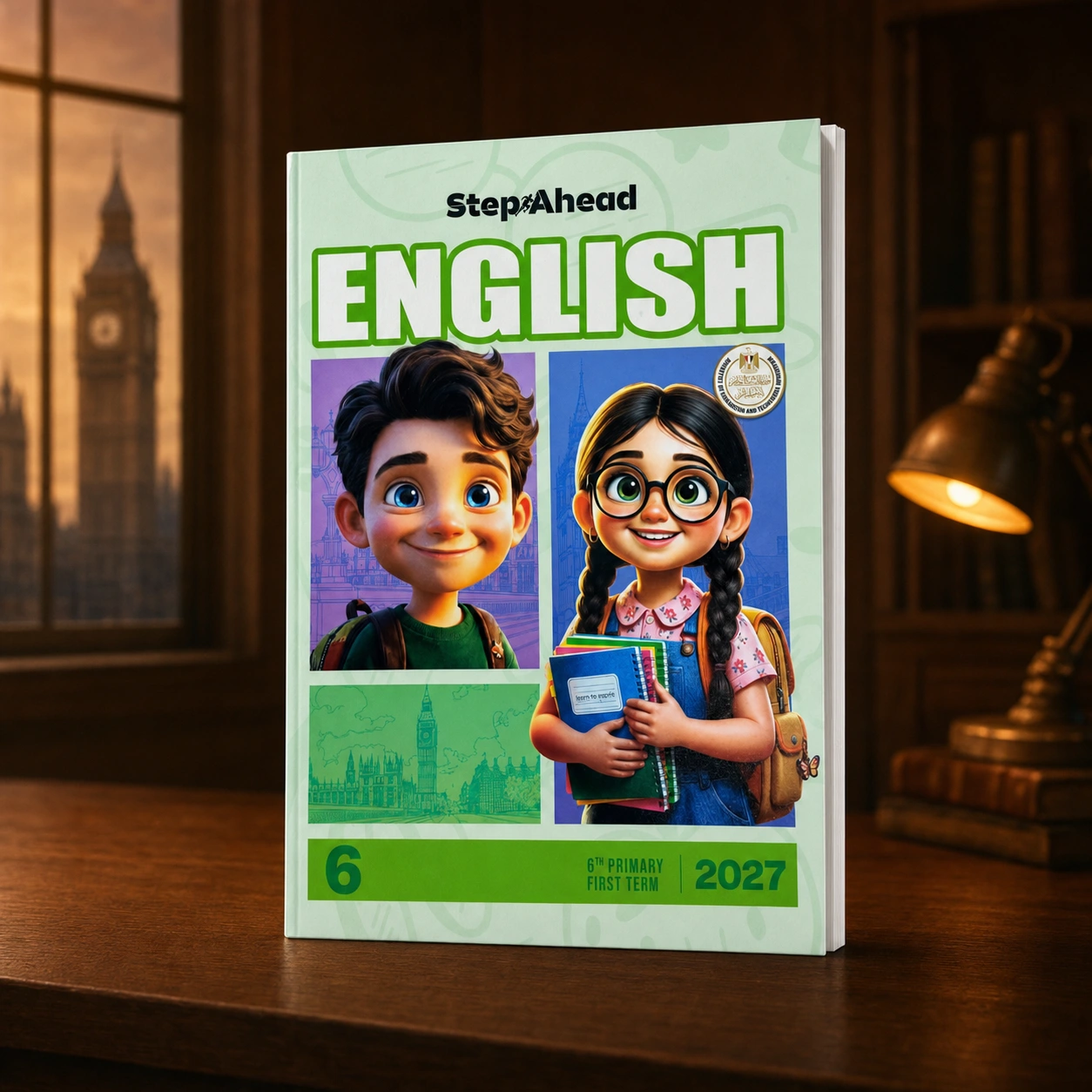 كتاب ستب اهيد انجليزي 6ب ترم اول 2027